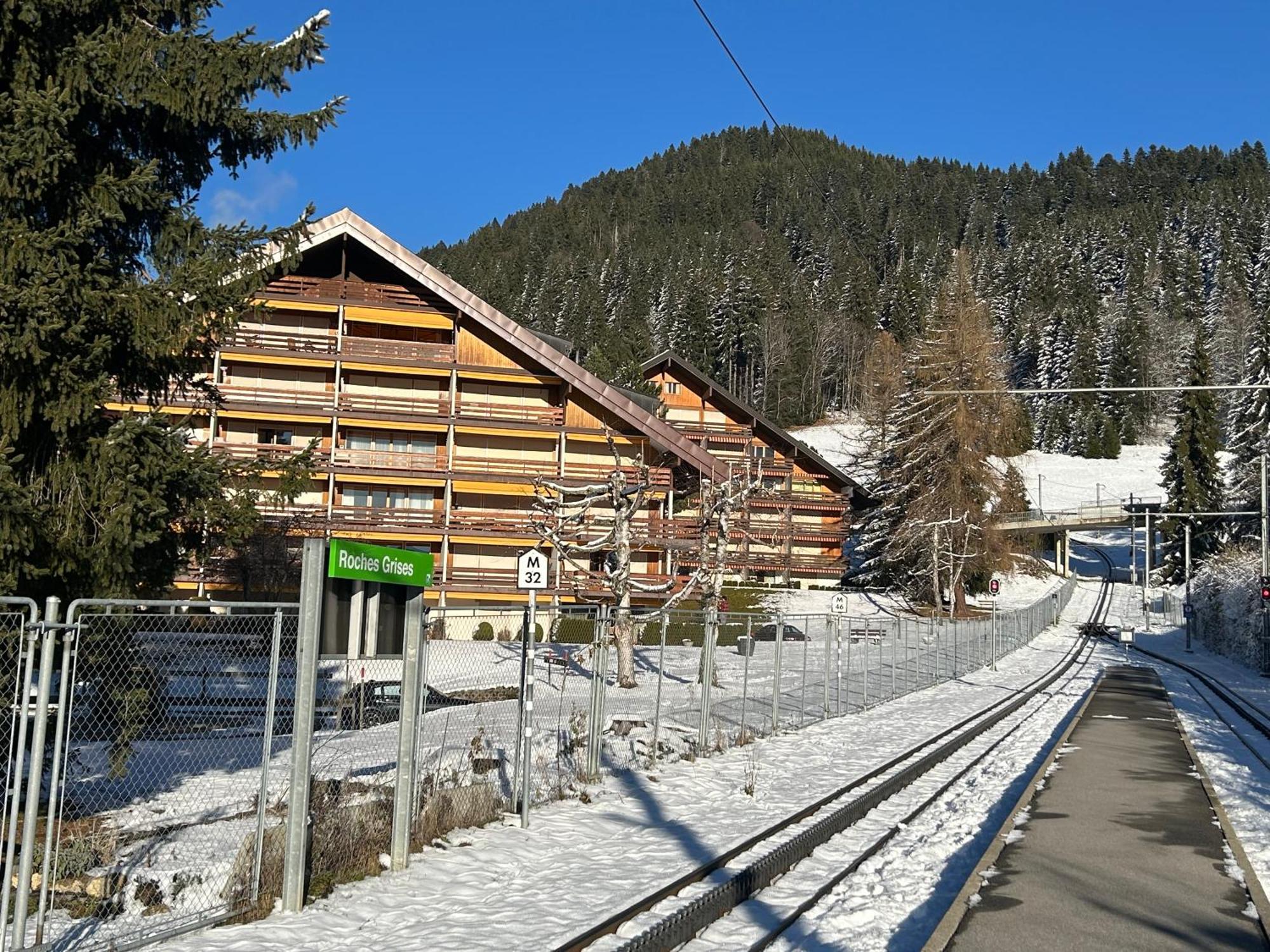 In Sur Ollon, Emeraude, For 2 Only 100m To Bretaye Train Apartamento Villars-sur-Ollon